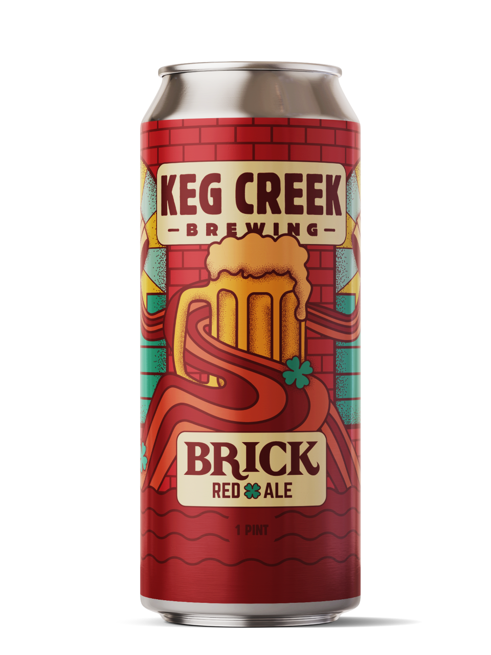 Brick Red 16oz can